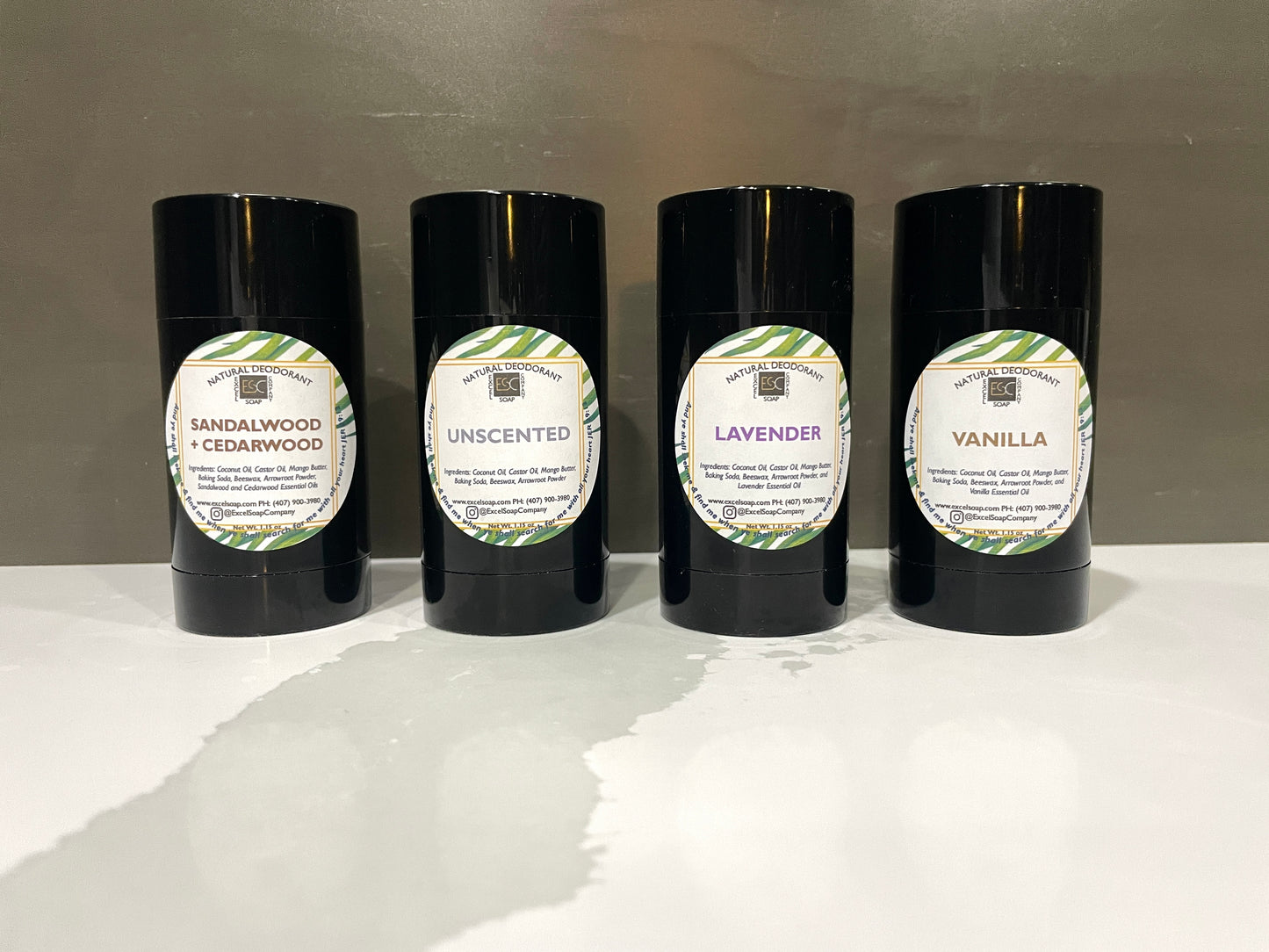 Deodorant- Sandalwood + Cedarwood