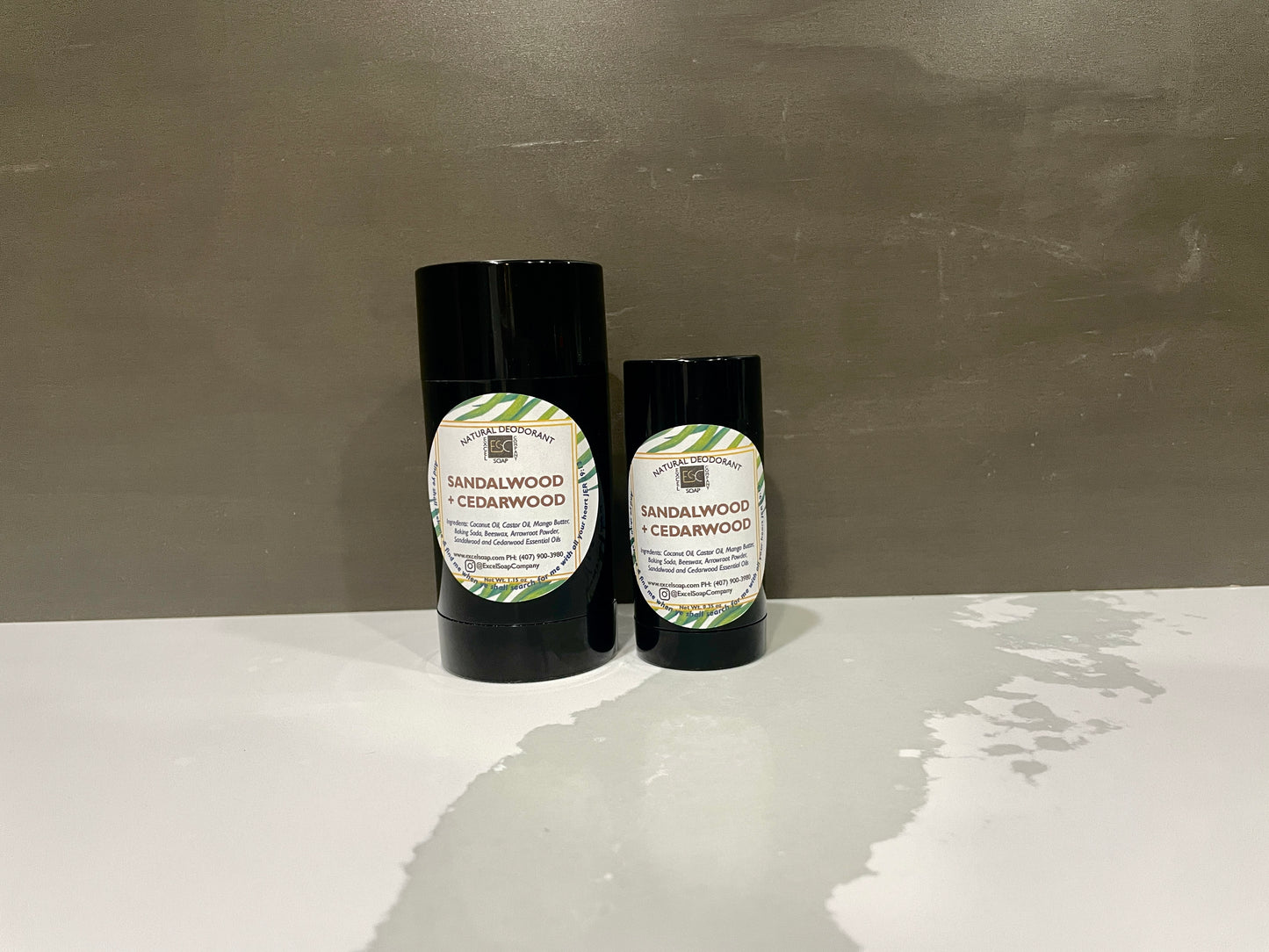 Deodorant- Sandalwood + Cedarwood