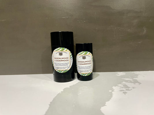 Deodorant- Sandalwood + Cedarwood