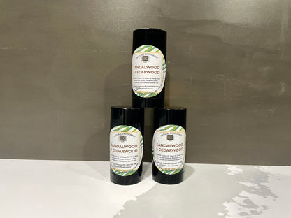 Deodorant- Sandalwood + Cedarwood